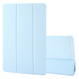 For Honor Pad 9 Tri-fold Silicone Leather Tablet Case(Ice Blue) - Honor by PMC TechLife | Online Shopping South Africa | PMC TechLife