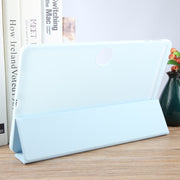 For Honor Pad 9 Tri-fold Silicone Leather Tablet Case(Ice Blue)