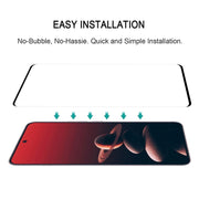 For OnePlus 13 25pcs 9H HD 3D Curved Edge Tempered Glass Film(Black)