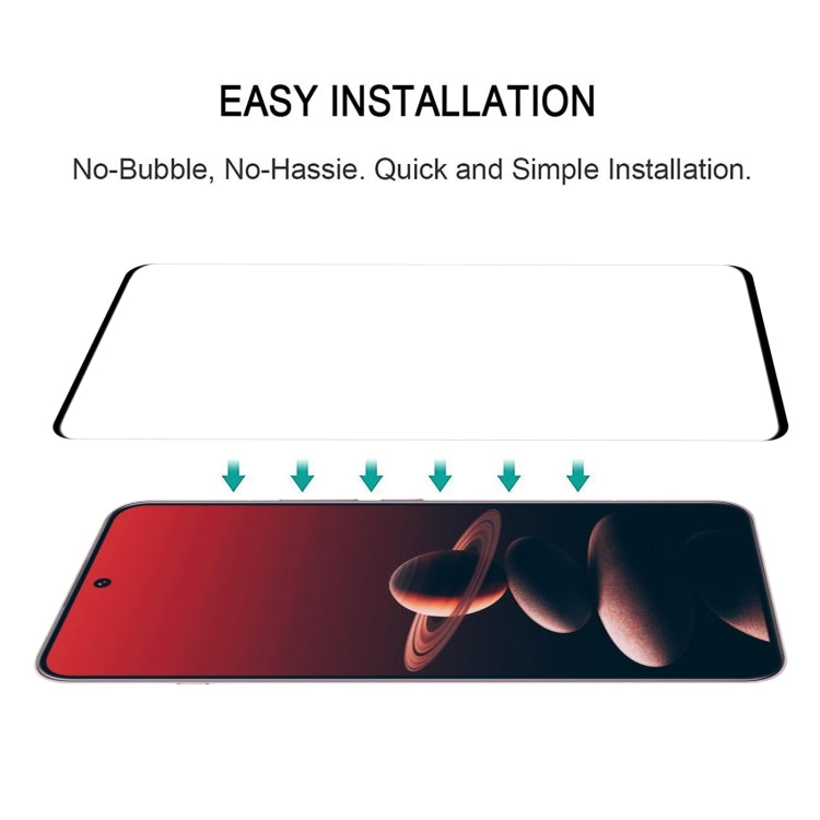 For OnePlus 13 25pcs 9H HD 3D Curved Edge Tempered Glass Film(Black)