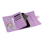 For Google Pixel 6a Zipper Multi-Card Wallet Rhombic Leather Phone Case(Purple)