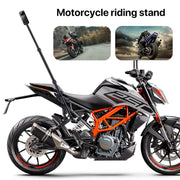 2 x Dual-heads Crab 1 x Single Heads Motorcycle Clamps Handlebar Fixed Mount 3-stage Telescopic Selfie Stick