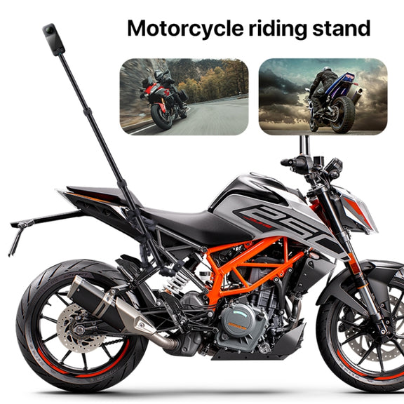 2 x Dual-heads Crab 1 x Single Heads Motorcycle Clamps Handlebar Fixed Mount 3-stage Telescopic Selfie Stick