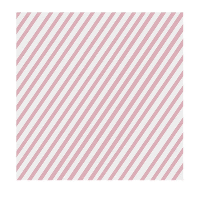 100sheets / Pack Striped Baking Greaseproof Paper Food Placemat Paper, size: 30x30cm(Pink)