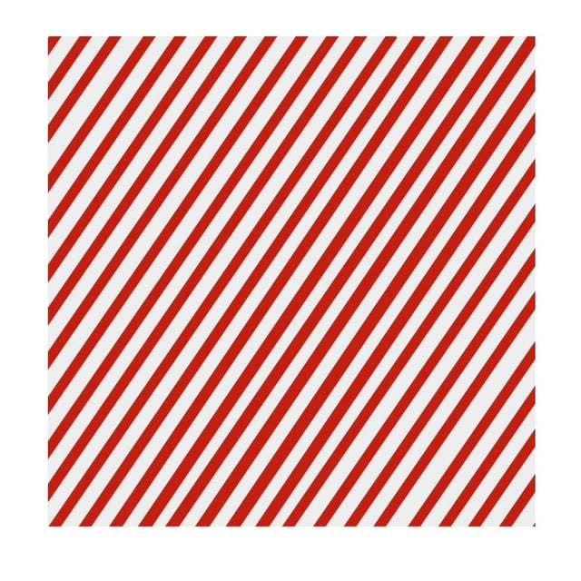 100sheets / Pack Striped Baking Greaseproof Paper Food Placemat Paper, size: 30x30cm(Red)