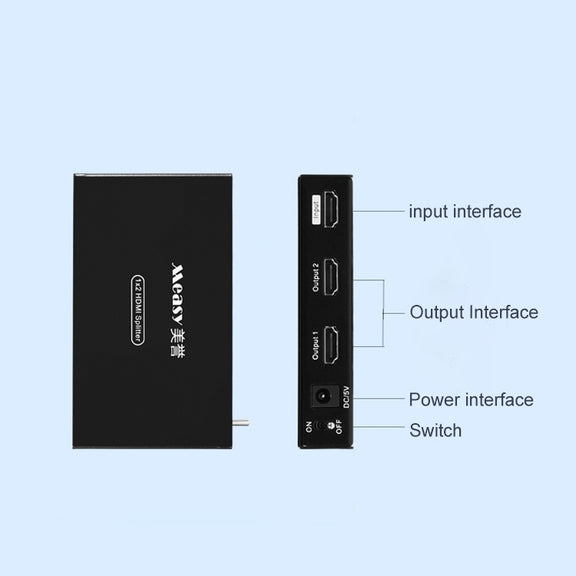 Measy SPH102 1 to 2 HDMI 1080P Simultaneous Display Splitter(AU Plug)