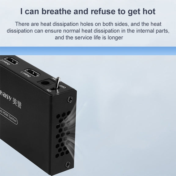 Measy SPH102 1 to 2 HDMI 1080P Simultaneous Display Splitter(EU Plug)