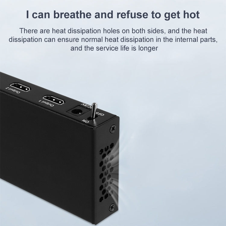 Measy SPH108 1 to 8 4K HDMI 1080P Simultaneous Display Splitter(AU Plug)