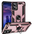 For Motorola Moto G Play 5G 2024 Shockproof TPU + PC Phone Case with Holder(Rose Gold) - free shipping - PMC Jewellery - Order now!
