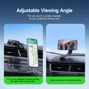 DUZZONA V3 15W Car Magnetic Wireless Charger Phone Holder(Black)