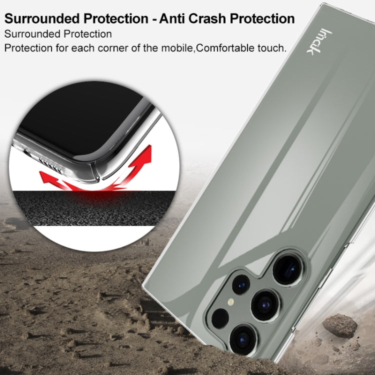 For Samsung Galaxy S24 Ultra 5G imak Wing II Wear-resisting Crystal Phone Protective Case