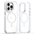 For iPhone 15 Pro Dual-Color Clear Acrylic Hybrid TPU MagSafe Phone Case(Transparent) - free shipping - PMC TechLife - Order now!