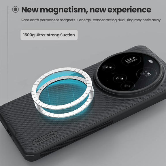 For Xiaomi 15 Ultra NILLKIN Super Frosted Shield Pro MagSafe Magnetic Phone Case(Black)