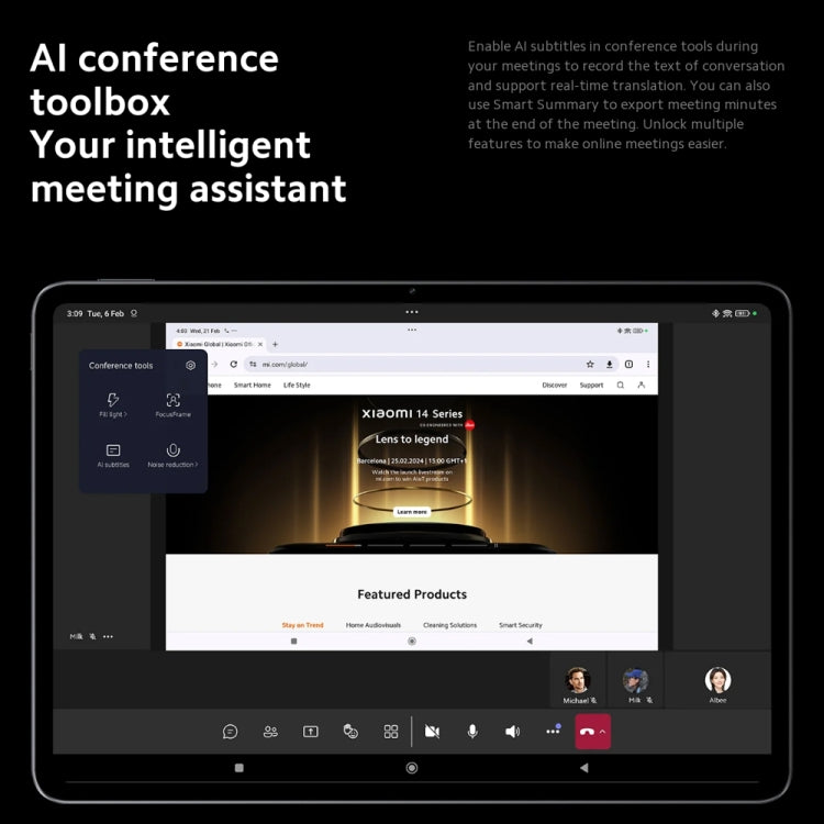 Xiaomi Pad 6S Pro 12.4 inch, 8GB+256GB, HyperOS Qualcomm Snapdragon 8 Gen2 Octa Core, 10000mAh Battery(Green) - free shipping - PMc TechLife - Order now!