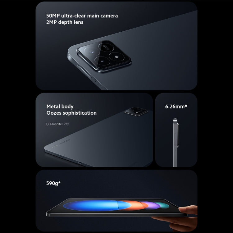 Xiaomi Pad 6S Pro 12.4 inch, 8GB+256GB, HyperOS Qualcomm Snapdragon 8 Gen2 Octa Core, 10000mAh Battery(Black) - free shipping - PMc TechLife - Order now!