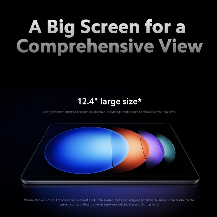 Xiaomi Pad 6S Pro 12.4 inch, 8GB+256GB, HyperOS Qualcomm Snapdragon 8 Gen2 Octa Core, 10000mAh Battery(Black) - free shipping - PMc TechLife - Order now!
