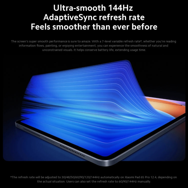 Xiaomi Pad 6S Pro 12.4 inch, 8GB+256GB, HyperOS Qualcomm Snapdragon 8 Gen2 Octa Core, 10000mAh Battery(Blue) - free shipping - PMc TechLife - Order now!