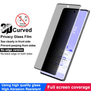 For vivo X100 5G / X100 Pro 5G imak No Edge Version 3D Curved Privacy Full Screen Tempered Glass Film