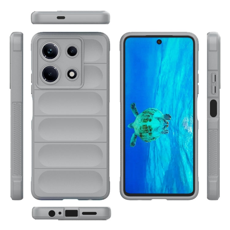 For Infinix Note 30 4G Magic Shield TPU + Flannel Phone Case(Grey) - Infinix Cases by PMC TechLife | Online Shopping South Africa | PMC TechLife | Buy Now Pay Later Mobicred