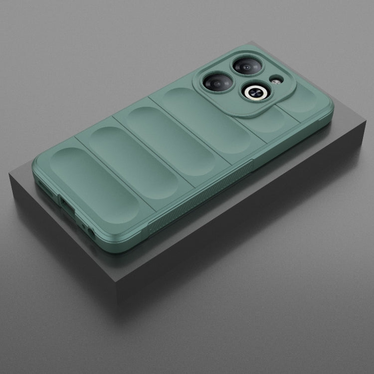 For Infinix Smart 8 Magic Shield TPU + Flannel Phone Case(Dark Green) - Infinix Cases by PMC TechLife | Online Shopping South Africa | PMC TechLife | Buy Now Pay Later Mobicred