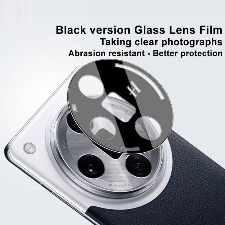 For OPPO Find X7 Ultra 5G IMAK Rear Camera Lens Glass Film Black Version