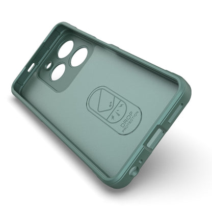 For Tecno Spark Go 2024 / 20C / Pop 8 Magic Shield TPU + Flannel Phone Case(Dark Grey) - Tecno Cases by PMC Jewellery | Online Shopping South Africa | PMC Jewellery | Buy Now Pay Later Mobicred