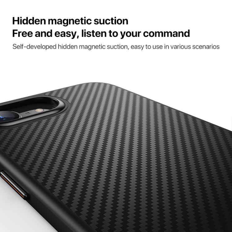 For iPhone 16e Kevlar Fiber Shockproof MagSafe Phone Case(Black) - free shipping - PMC TechLife - Order now!