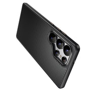 For Samsung Galaxy S25 Ultra 5G MagSafe Kevlar Fiber Shockproof Phone Case(Black)