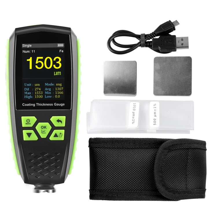 RZ860 Metal Coating Thickness Gauge(Green) - free shipping - PMC Jewellery - Order now!