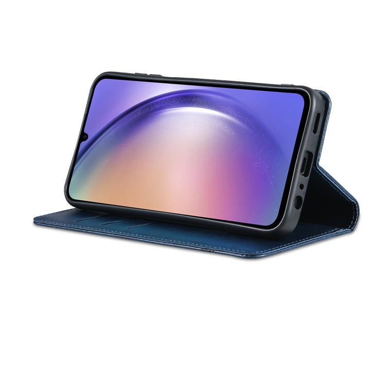 For Samsung Galaxy A25 5G AZNS Magnetic Calf Texture Flip Leather Phone Case(Dark Blue) - Galaxy Phone Cases by AZNS | Online Shopping South Africa | PMC TechLife | Buy Now Pay Later Mobicred