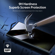 For Samsung Galaxy S22 Ultra 5G 5pcs DUX DUCIS 0.33mm 9H High Aluminum Anti-spy HD Tempered Glass Film