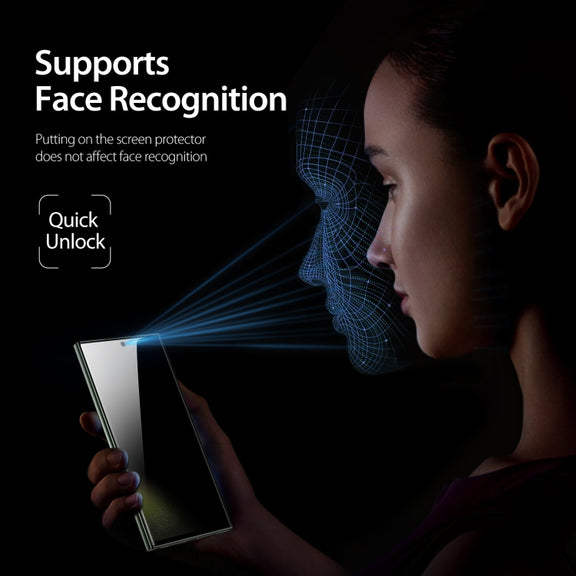 For Samsung Galaxy S22 Ultra 5G 5pcs DUX DUCIS 0.33mm 9H High Aluminum Anti-spy HD Tempered Glass Film