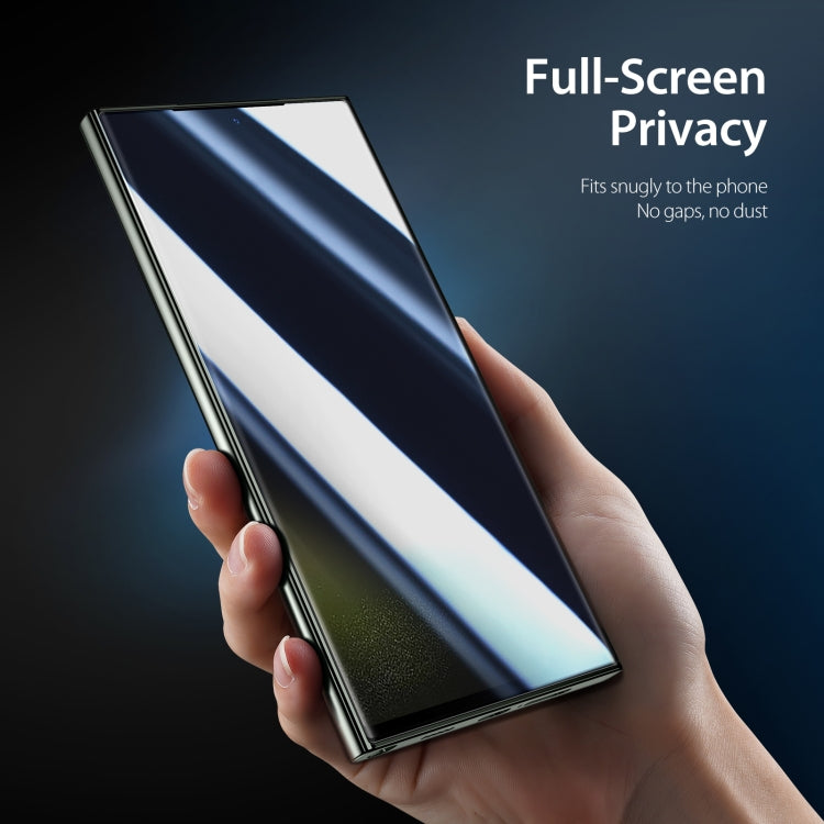 For Samsung Galaxy S22 Ultra 5G 5pcs DUX DUCIS 0.33mm 9H High Aluminum Anti-spy HD Tempered Glass Film