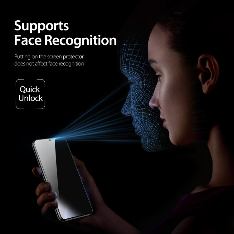 For Samsung Galaxy S22 5G 5pcs DUX DUCIS 0.33mm 9H High Aluminum Anti-spy HD Tempered Glass Film