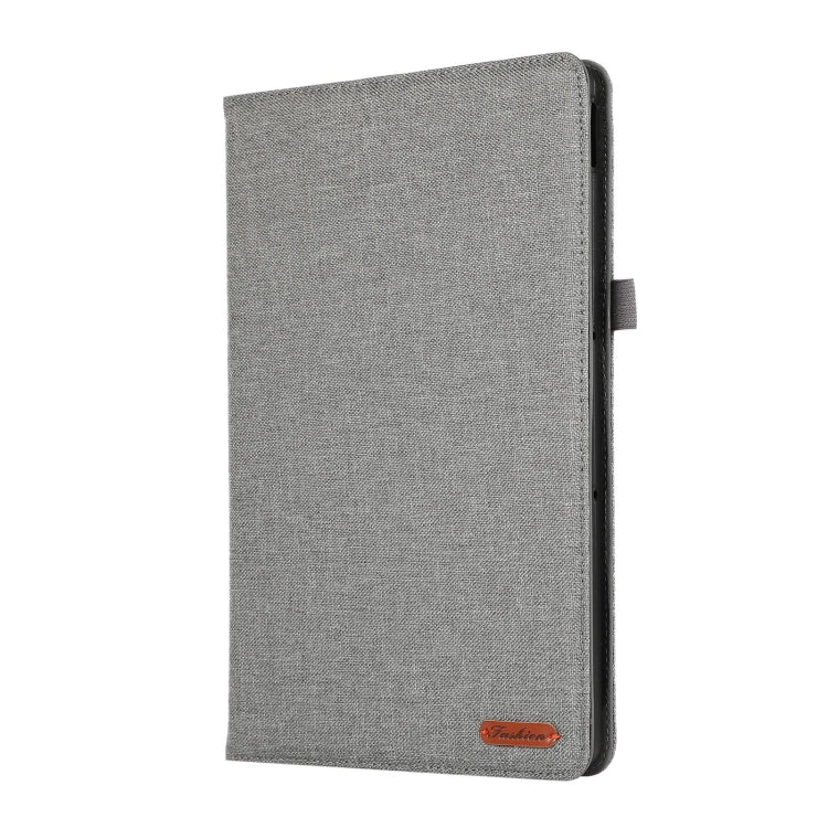 For Honor MagicPad 2 12.3 Fabric Texture Horizontal Flip Leather Tablet Case(Gray) - Honor by PMC TechLife | Online Shopping South Africa | PMC TechLife | Buy Now Pay Later Mobicred