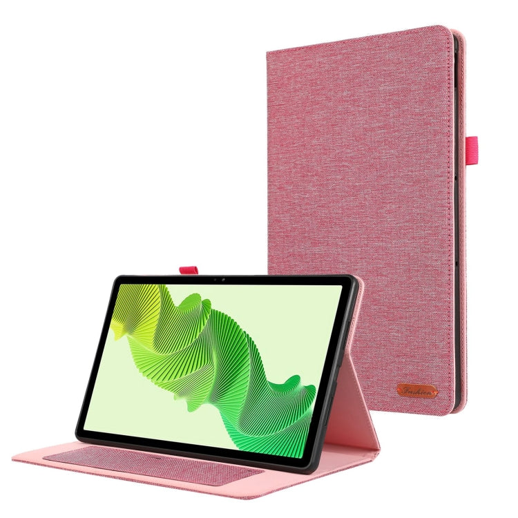 For Honor MagicPad 2 12.3 Fabric Texture Horizontal Flip Leather Tablet Case(Wine Red) - Honor by PMC TechLife | Online Shopping South Africa | PMC TechLife | Buy Now Pay Later Mobicred
