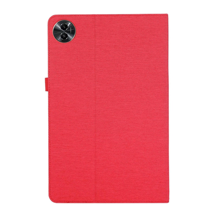 For Honor MagicPad 2 12.3 Fabric Texture Horizontal Flip Leather Tablet Case(Red) - Honor by PMC TechLife | Online Shopping South Africa | PMC TechLife | Buy Now Pay Later Mobicred