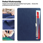 For Lenovo Tab M11/ Xiaoxin Pad 11 2024 Ultimate Pure Color Leather Smart Tablet Case(Dark Blue)