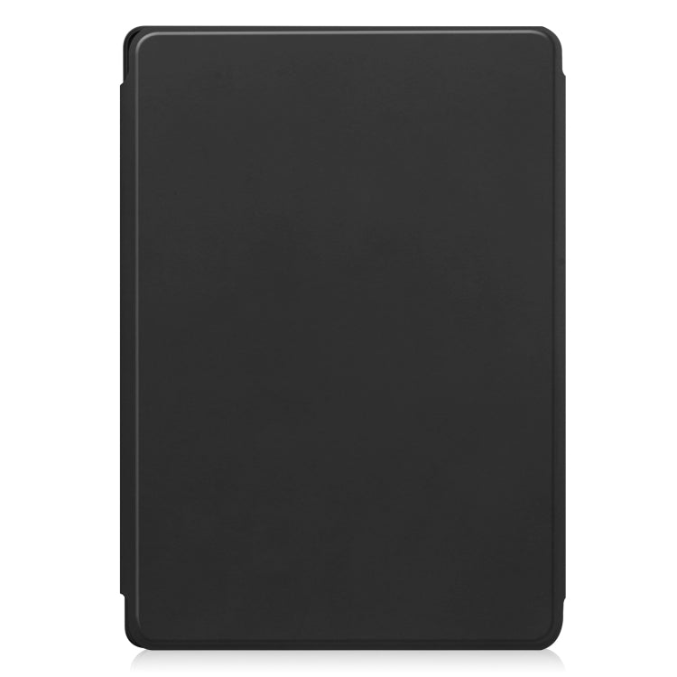 For Lenovo Tab M11/Xiaoxin Pad 11 2024 360 Rotation Transparent Smart Leather Case(Black)