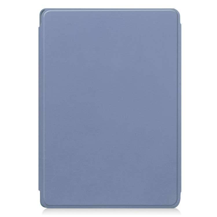 For Lenovo Tab M11/Xiaoxin Pad 11 2024 360 Rotation Transparent Smart Leather Case(Lavender) - Lenovo by PMC Jewellery | Online Shopping South Africa | PMC Jewellery | Buy Now Pay Later Mobicred