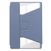 For Lenovo Tab M11/Xiaoxin Pad 11 2024 360 Rotation Transparent Smart Leather Case(Lavender)