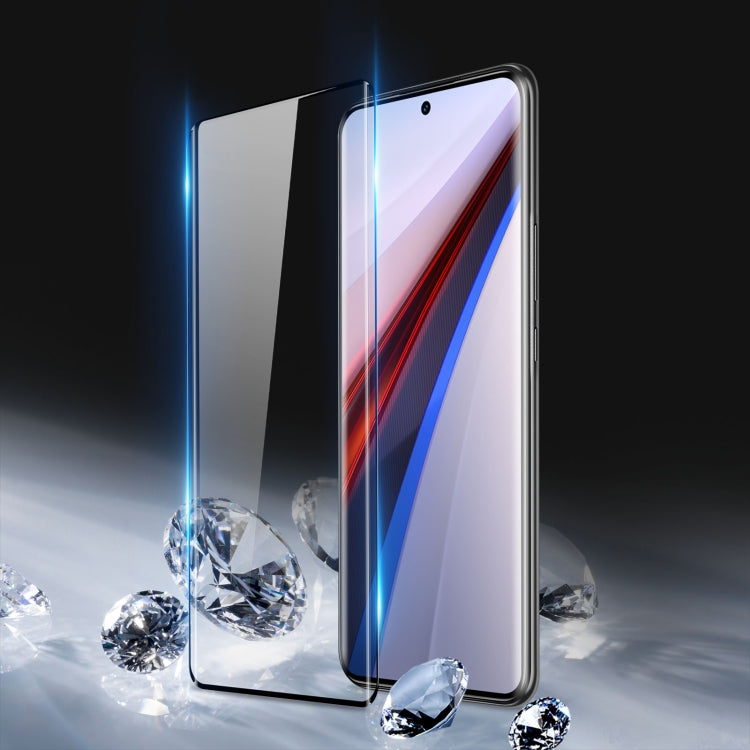 For vivo iQOO 12 Pro 10pcs DUX DUCIS 0.33mm 9H Medium Alumina Tempered Glass Film