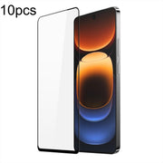 For vivo iQOO 12 10pcs DUX DUCIS 0.33mm 9H Medium Alumina Tempered Glass Film