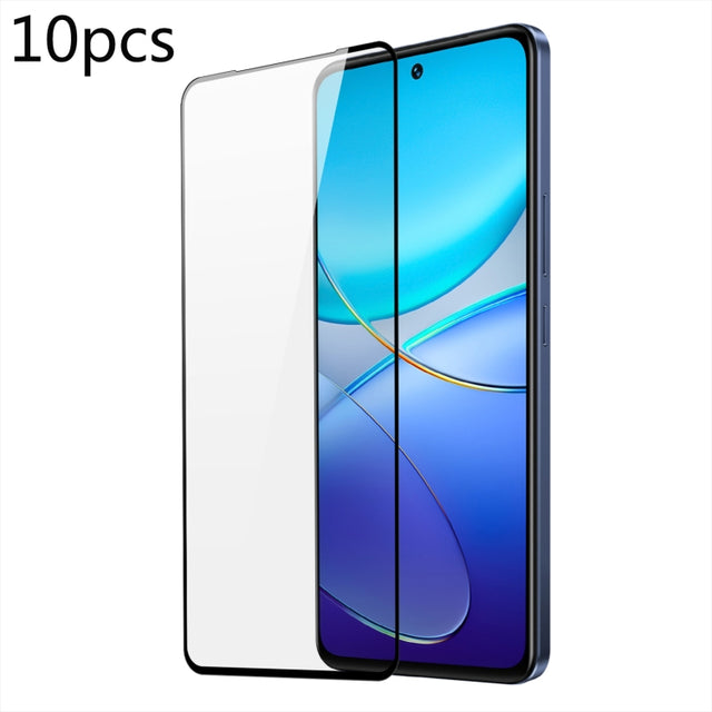 For vivo V40 SE 10pcs DUX DUCIS 0.33mm 9H Medium Alumina Tempered Glass Film