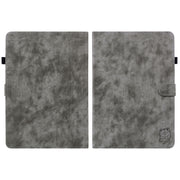 For Amazon Kindle Paperwhite 5  2023 2024 Tiger Pattern Flip Leather Tablet Case(Grey)