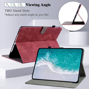 For Amazon Kindle Paperwhite 5  2023 2024 Tiger Pattern Flip Leather Tablet Case(Red)