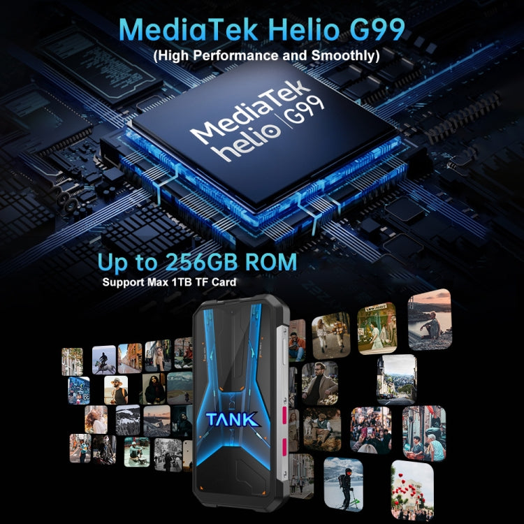 Unihertz Tank mini 1 / 8849, 8GB+256GB, Night Vision Version, 100MP Camera, 4.3 inch Android 13 Helio G99 Octa Core, Network: 4G(Black) - free shipping - PMC TechLife - Order now!