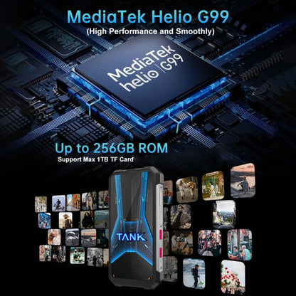 Unihertz Tank mini 1 / 8849, 8GB+256GB, Night Vision Version, 100MP Camera, 4.3 inch Android 13 Helio G99 Octa Core, Network: 4G(Black) - free shipping - PMC Jewellery - Order now!