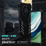 For Huawei Mate 60 Pro R-JUST Batman Metal Mobile Phone Protective Case(Black)