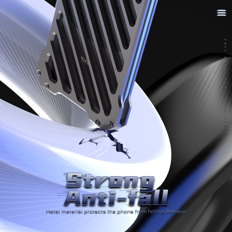 For Huawei Mate 60 Pro R-JUST Breathable Armor Phone Case(Space Grey) - Huawei Cases by R-JUST | Online Shopping South Africa | PMC TechLife | Buy Now Pay Later Mobicred